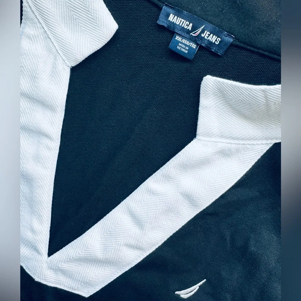 NWT Nautica Black and WhitE Dress XXL - Picture 4 of 4